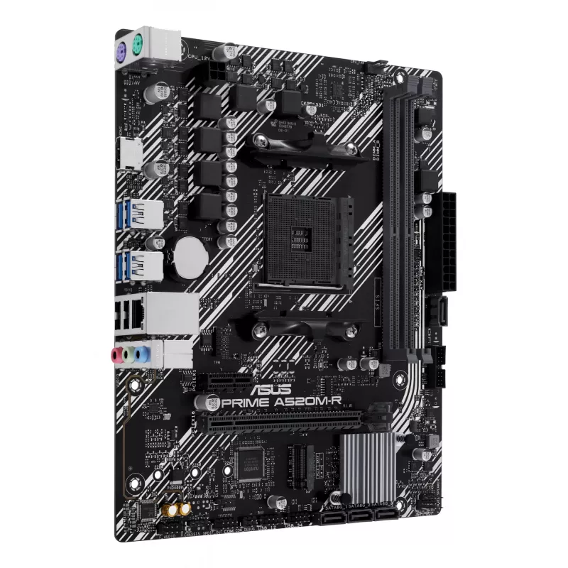 Emaplaat ASUS PRIME A520M-R, AMD A520, pesa AM4, micro ATX