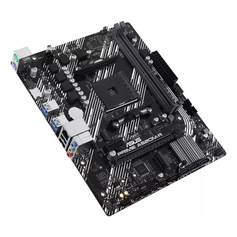 Emaplaat ASUS PRIME A520M-R, AMD A520, pesa AM4, micro ATX