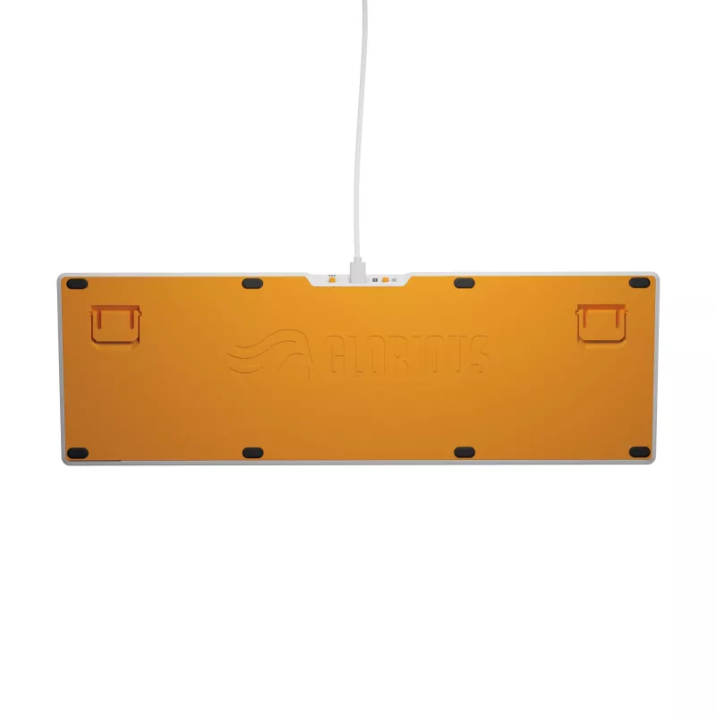 Mehaaniline täissuuruses (100%) juhtmega klaviatuur GLORIOUS GMMK 3 HE — valge, USB, QWERTY, RGB