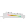 Mehaaniline täissuuruses (100%) juhtmega klaviatuur GLORIOUS GMMK 3 HE — valge, USB, QWERTY, RGB