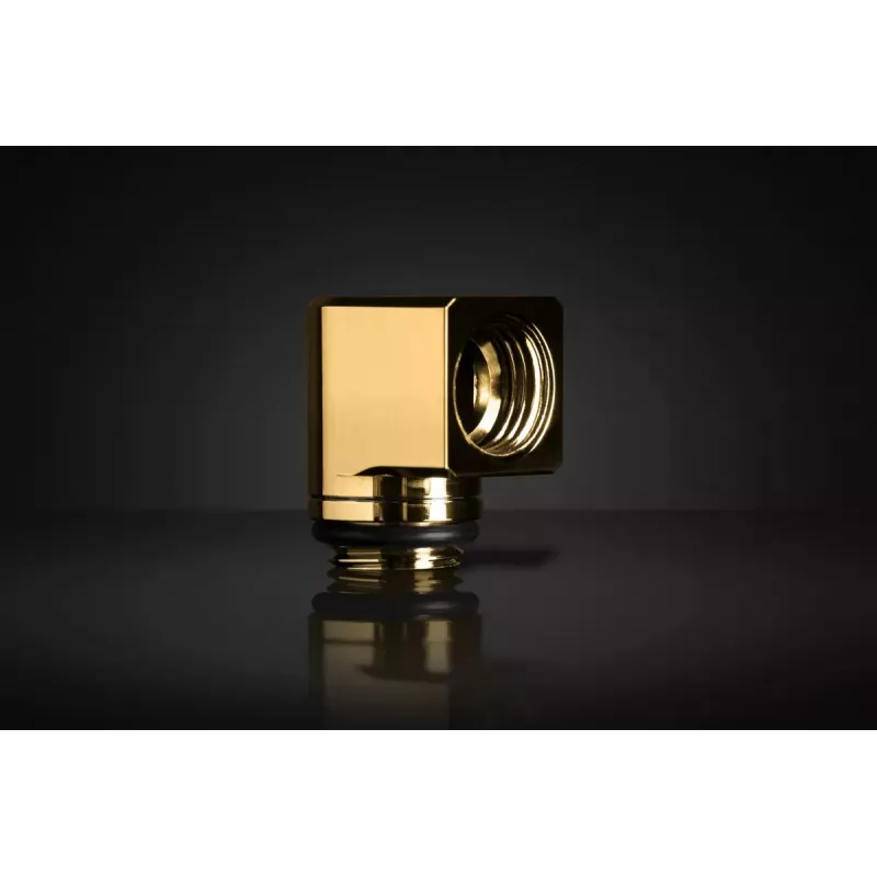 Liitmik EK Water Blocks messing kuld 20.8mm kõrgus 1.65cm läbimõõt