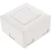 Seinasisestuskarp InLine Cat.6 2x RJ45 horisontaalne — pind- või süvispaigaldus