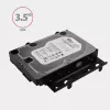 Axagon RHD-435 raam 4x 2,5-tollise või 2x 2,5-tollise HDD/SSD ja 1x 3,5-tollise HDD paigaldamiseks 5,25-tollisesse sahtlisse, metallist