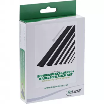 InLine kaabel Sleeving + Shrink Tubing Set must