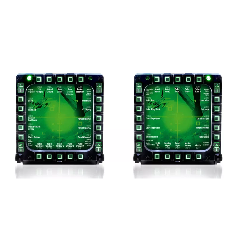 Thrustmaster MFD Cougar Pack Must Juhtkang PC