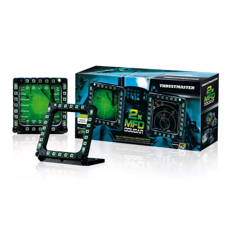 Thrustmaster MFD Cougar Pack Must Juhtkang PC