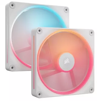 CORSAIR iCUE LINK LX140-R RGB 140mm PWM vastupöörlevate ventilaatorite stardikomplekt - valge