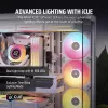 CORSAIR iCUE LINK LX140-R RGB 140mm PWM vastupöörlevate ventilaatorite stardikomplekt - valge
