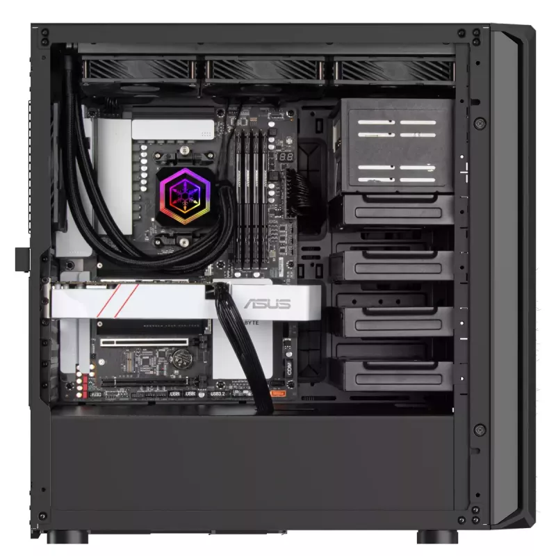 PC-korpus Silverstone SETA D1 Midi Tower Must