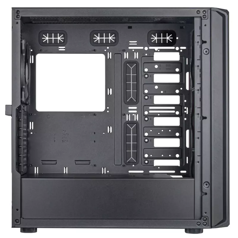 PC-korpus Silverstone SETA D1 Midi Tower Must