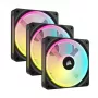 CORSAIR Qx RGB seeria Icue Link Qx120 RGB 120 mm magnetkupli RGB ventilaatori stardikomplekt