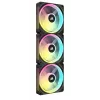 CORSAIR Qx RGB seeria Icue Link Qx120 RGB 120 mm magnetkupli RGB ventilaatori stardikomplekt
