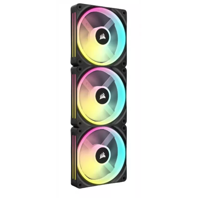 CORSAIR Qx RGB seeria Icue Link Qx120 RGB 120 mm magnetkupli RGB ventilaatori stardikomplekt