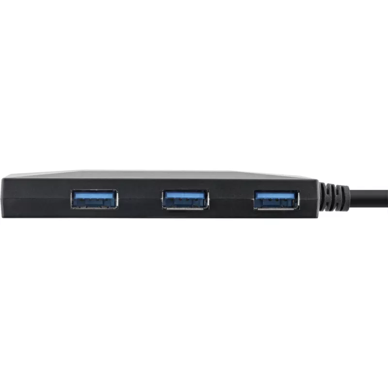 InLine USB 3.2 Gen.1 jaotur, USB-C 2 pordiga USB-C ja 3 pordiga USB-A, toiteplokiga