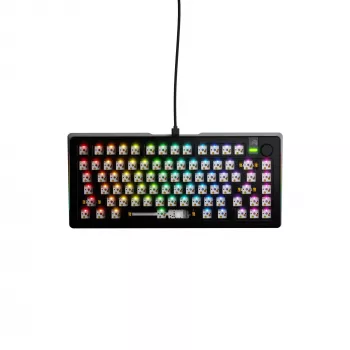 Mehaaniline klaviatuur GLORIOUS GMMK 3 PRO 75% Barebones juhtmega USB, RGB, must, 2 m kaabel