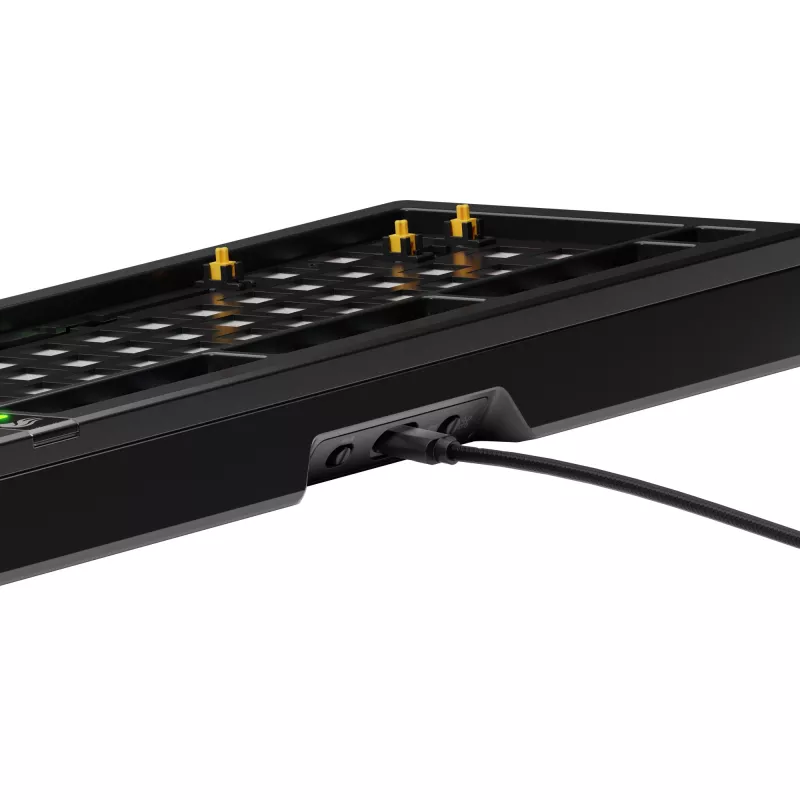 Mehaaniline klaviatuur GLORIOUS GMMK 3 PRO 75% Barebones juhtmega USB, RGB, must, 2 m kaabel