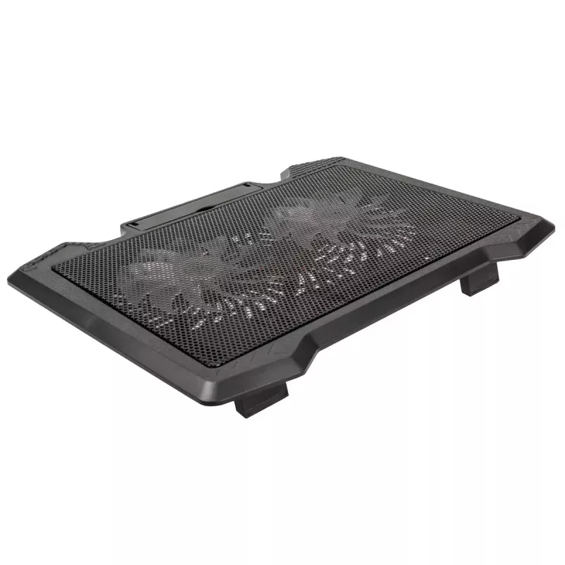 Sülearvuti jahutusalus Kolink KL-N200 kuni 39,6 cm (15,6 tolli) sülearvutitele, 2 ventilaatorit 140 mm, USB-toide, must