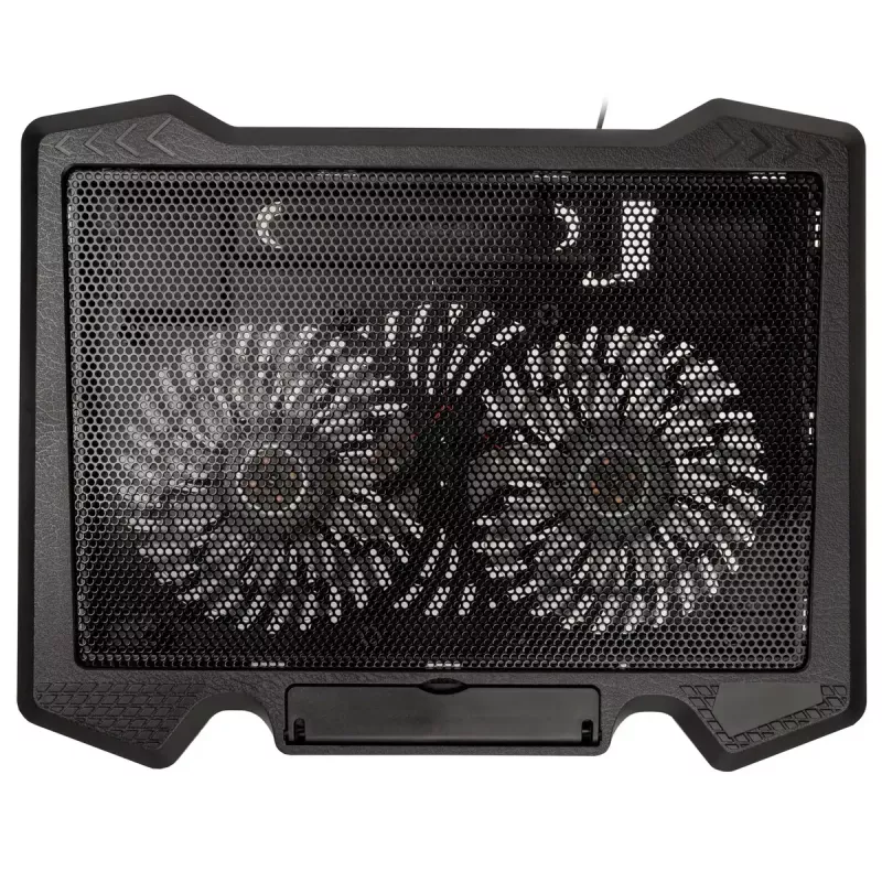 Sülearvuti jahutusalus Kolink KL-N200 kuni 39,6 cm (15,6 tolli) sülearvutitele, 2 ventilaatorit 140 mm, USB-toide, must