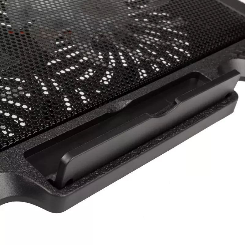 Sülearvuti jahutusalus Kolink KL-N200 kuni 39,6 cm (15,6 tolli) sülearvutitele, 2 ventilaatorit 140 mm, USB-toide, must