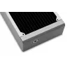 Radiaator EKWB mudel — messing/vask/roostevaba teras valge 130×285×58 mm