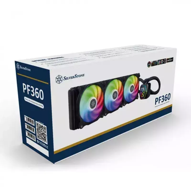 Vedelikjahutuskomplekt Silverstone SST-PF360-ARGB-V2 12 cm Must