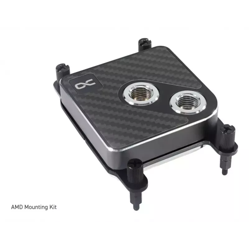 Vesijahutusplokk Alphacool Core 1 Carbon Brass Copper Nickel Must 72mm