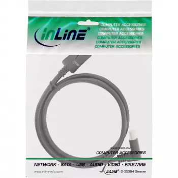 InLine DisplayPort 1.4 kaabel, 8K4K, allanurgaga, must/kuldne, 2m