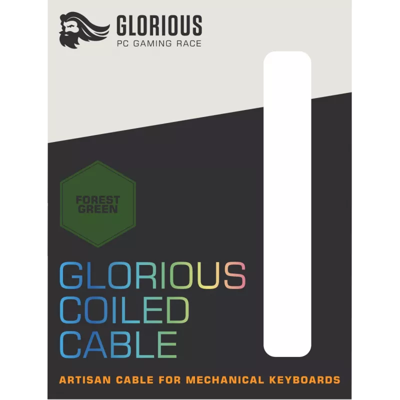 Glorious Gaming Coiled roheline 1.37 m