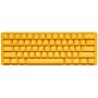 Ducky One 3 kollane Mini klaviatuur mängimiseks, USB, saksa, mehaaniline, RGB