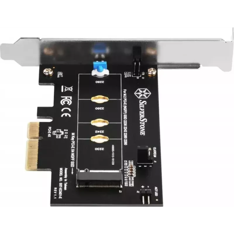 PCIe adapter SILVERSTONE SST-ECM21-E — PCIe 4.0 tugi