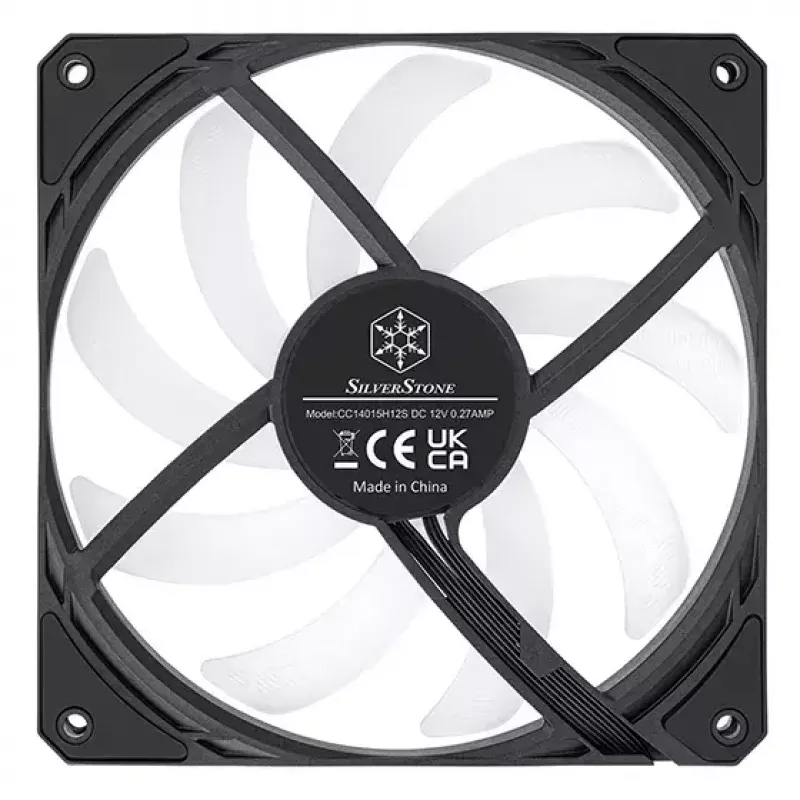 Ventilaator Silverstone SST-AS140B-ARGB 14 cm 1700 RPM 33 dB must
