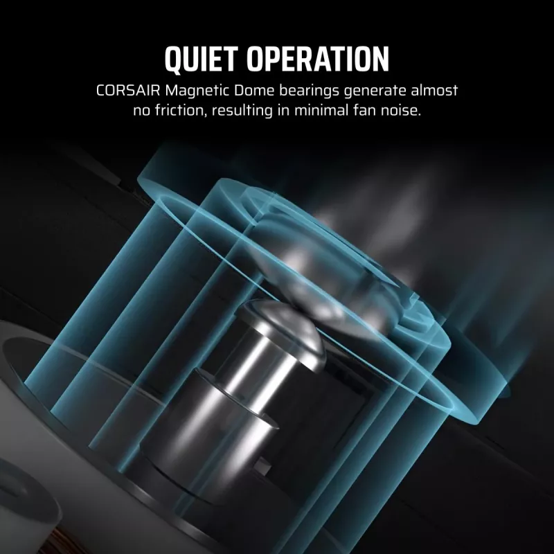 Ventilaator Corsair iCUE LINK LX140-R RGB 14 cm Must 2000 RPM 3,55 mmH2O