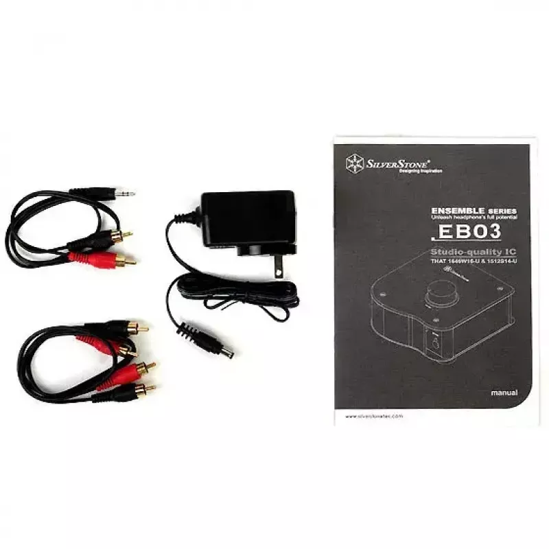 Kõrvaklappide võimendi Silverstone SST-EB03S 16-600Ω 6,3 mm
