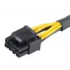 Sisemine toitekaabel Akasa AK-CBPW10-15BK 0,15 m PCI-E 8-kontaktiline ATX 4-kontaktiline