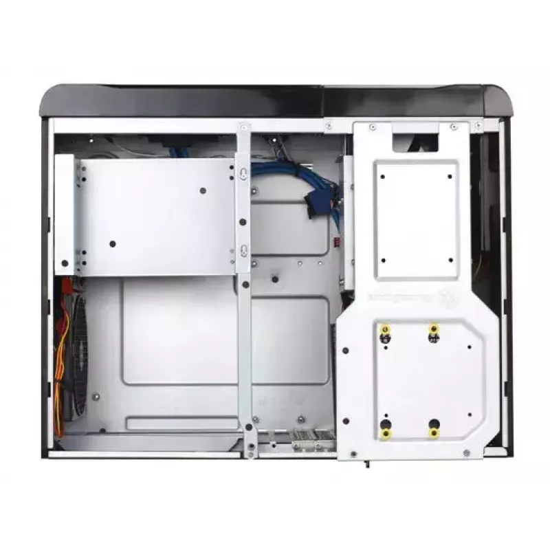 PC korpus Silverstone GD06B lauaarvuti must