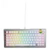 Mehaaniline mänguklaviatuur GLORIOUS GMMK 3 PRO HE 75% eelehitatud juhtmega USB QWERTY hõbedane