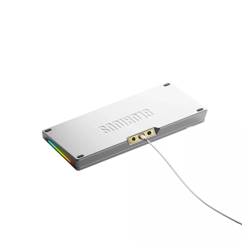 Mehaaniline mänguklaviatuur GLORIOUS GMMK 3 PRO HE 75% eelehitatud juhtmega USB QWERTY hõbedane