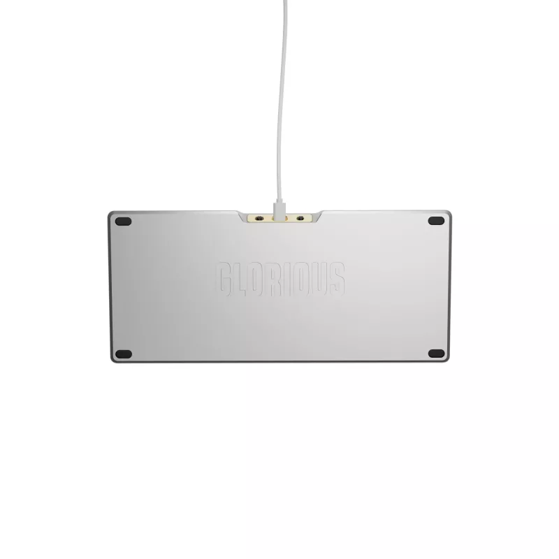 Mehaaniline mänguklaviatuur GLORIOUS GMMK 3 PRO HE 75% eelehitatud juhtmega USB QWERTY hõbedane