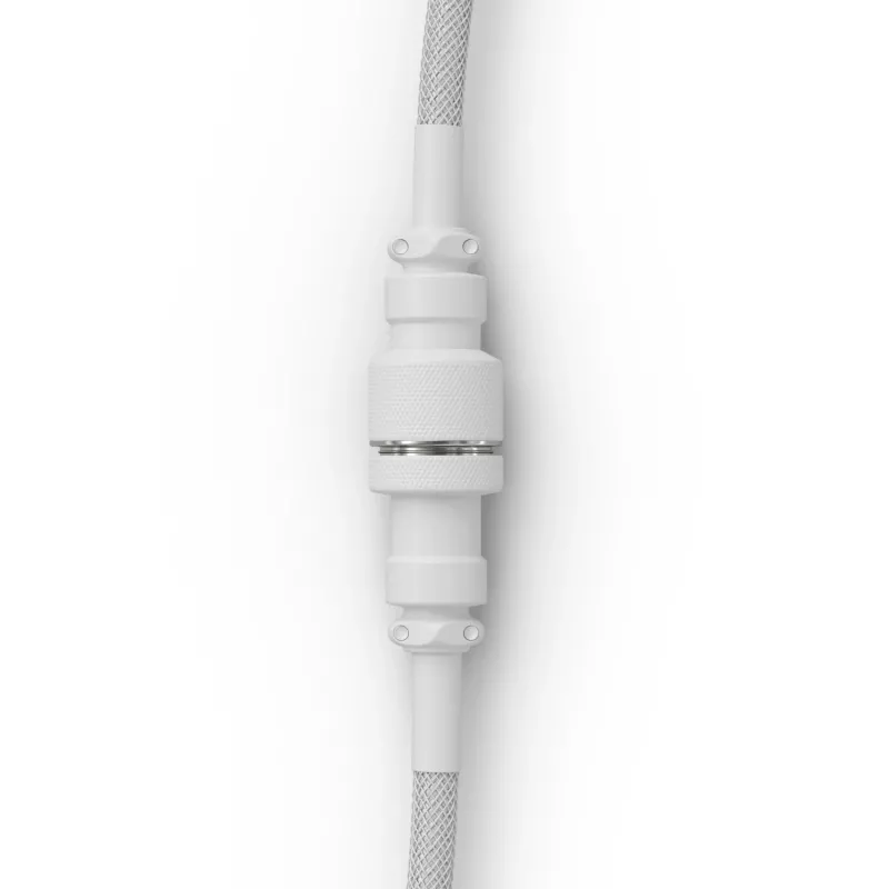 Spiraalne USB-kaabel GLORIOUS GMMK Ghost Valge (GLO-KB-ACC-CBL-COIL-GWHT) – spiraalne klaviatuurikaabel, Ghost Valge värv