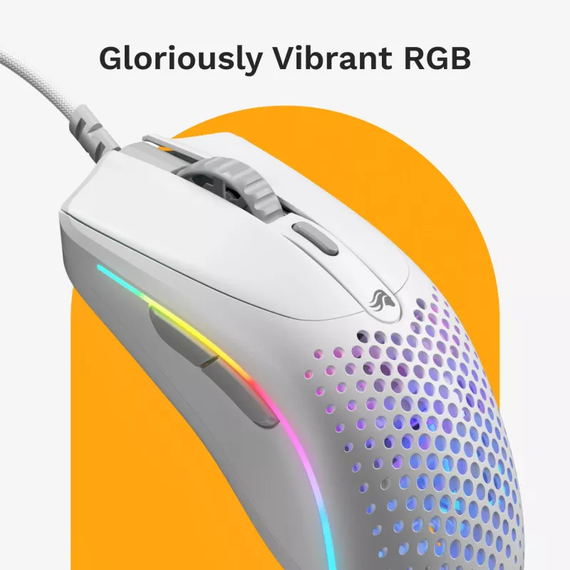 Glorious Gaming Glorious Model O 2 Mini - Matt valge, paremakäeline, optiline, USB Type-A, 26000 DPI, valge