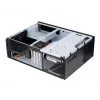 PC-korpus SILVERSTONE Grandia GD05 HTPC Must — Mini‑ITX/DTX/Micro‑ATX, 2×3,5 tolli + 2×2,5 tolli, 1×5,25 tolli, 3×120 mm küljeventilaatorid, USB 3.0