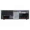 PC-korpus SILVERSTONE Grandia GD05 HTPC Must — Mini‑ITX/DTX/Micro‑ATX, 2×3,5 tolli + 2×2,5 tolli, 1×5,25 tolli, 3×120 mm küljeventilaatorid, USB 3.0