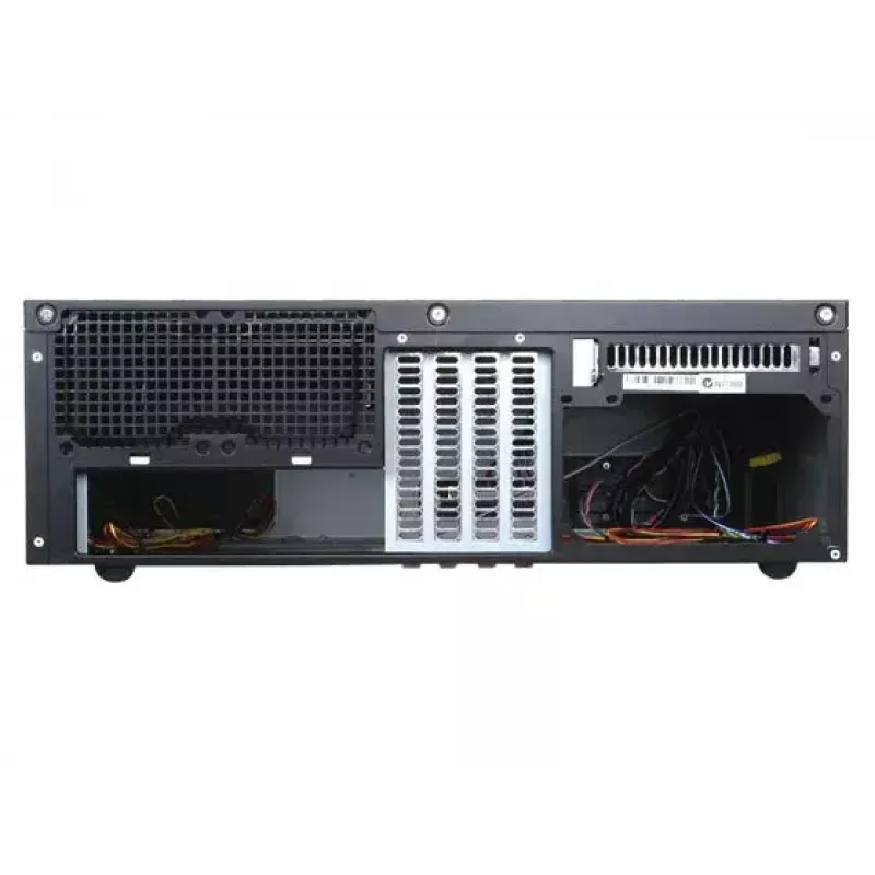 PC-korpus SILVERSTONE Grandia GD05 HTPC Must — Mini‑ITX/DTX/Micro‑ATX, 2×3,5 tolli + 2×2,5 tolli, 1×5,25 tolli, 3×120 mm küljeventilaatorid, USB 3.0