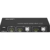 InLine 2x1 HDMI KVM-lüliti, 2x1, HDMI 4K2K, USB 2.0 jaotur, heliga