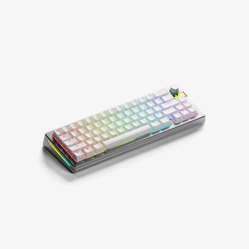 Glorious Gaming GMMK 3 PRO HE 65% eelmonteeritud juhtmevaba hõbedane - US