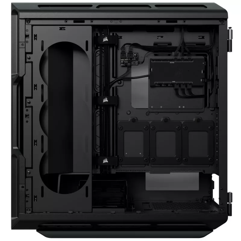 CORSAIR Mid-tower ATX arvutikorpus - iCUE 5000T - RGB karastatud klaas - must