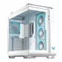 PC Case ASUS TUF GAMING GT502 Horizon TG ARGB Valge — Midi Tower, ATX, karastatud klaas, 4×3,5 tolli sahtlit, max GPU 400 mm