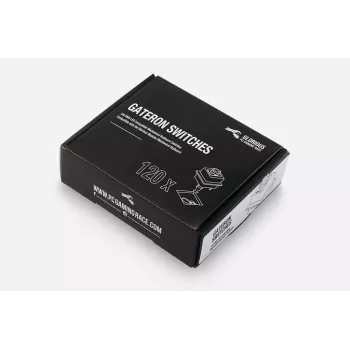 Glorious Gaming Gateron Must lülitid - lineaarne vaikne, must, 120 tk, Gateron, Glorious PC Gaming Race GMMK, Hiina