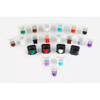 Glorious Gaming Gateron Must lülitid - lineaarne vaikne, must, 120 tk, Gateron, Glorious PC Gaming Race GMMK, Hiina