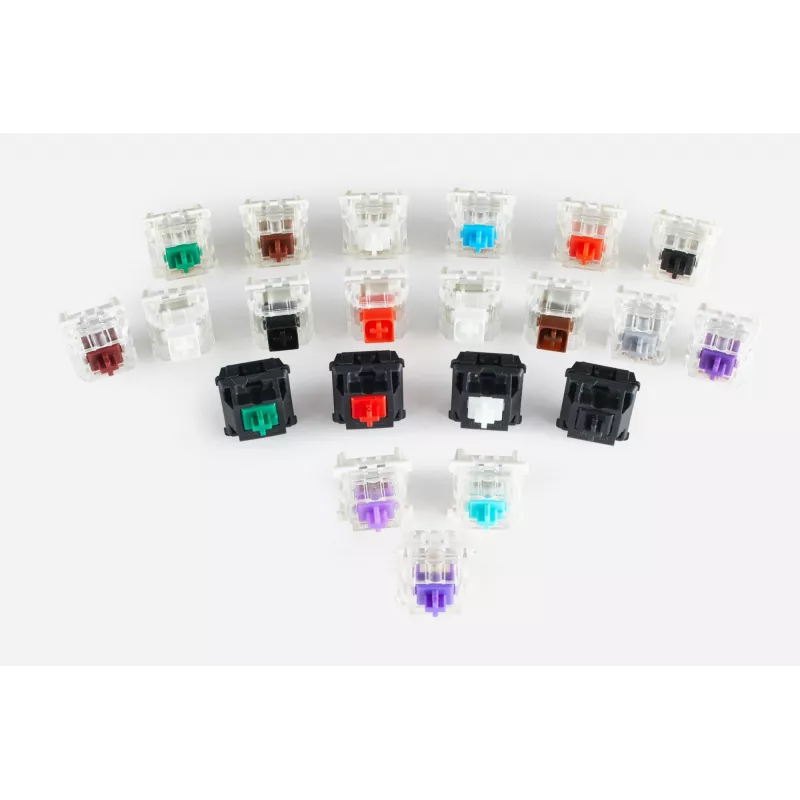 Glorious Gaming Gateron Must lülitid - lineaarne vaikne, must, 120 tk, Gateron, Glorious PC Gaming Race GMMK, Hiina